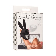 Shegasm Sucky Bunny Clit Stimulator Black - Adorable Pleasure