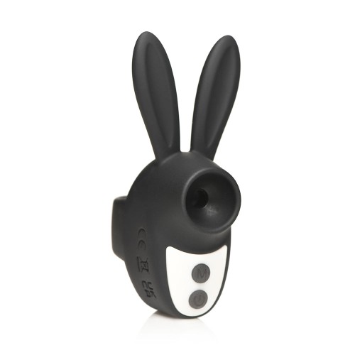 Shegasm Sucky Bunny Clit Stimulator Black - Adorable Pleasure