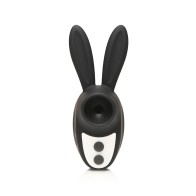 Shegasm Sucky Bunny Clit Stimulator Black - Adorable Pleasure