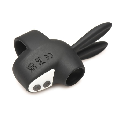 Shegasm Sucky Bunny Clit Stimulator Black - Adorable Pleasure