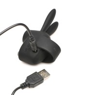 Shegasm Sucky Bunny Clit Stimulator Black - Adorable Pleasure