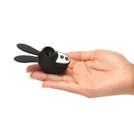 Shegasm Sucky Bunny Clit Stimulator Black - Adorable Pleasure