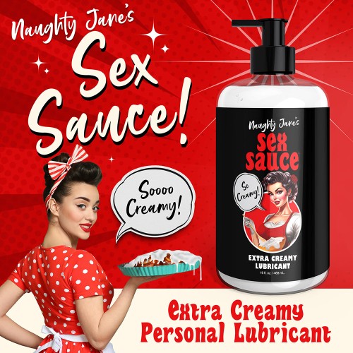 Salsa Sexual Extra Cremosa de Naughty Jane para Placer Intenso