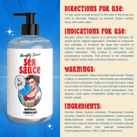 Naughty Jane's Sex Sauce Lubricante Natural