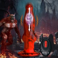 Dildo de Silicona Vibrante y Thrusting Hell Wolf de Creature Cocks - Experiencia de Placer Definitivo