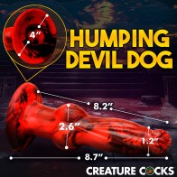 Creature Cocks Hell Wolf Thrusting & Vibrating Silicone Dildo - Ultimate Pleasure Experience