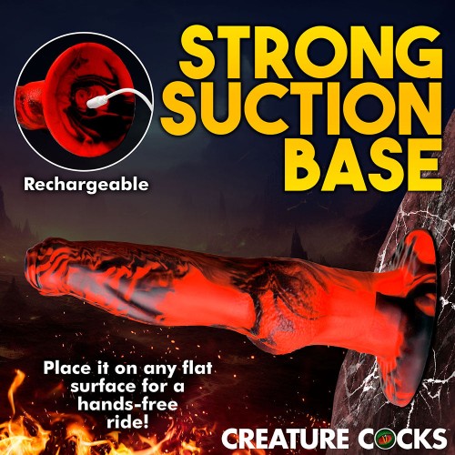 Creature Cocks Hell Wolf Thrusting & Vibrating Silicone Dildo - Ultimate Pleasure Experience