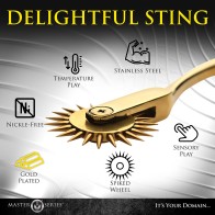 Master Series Gold Sensation Wartenberg Wheel