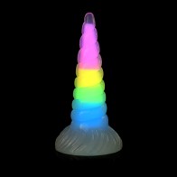 Dildo Uni-Glow que Brilla en la Oscuridad de Creature Cocks