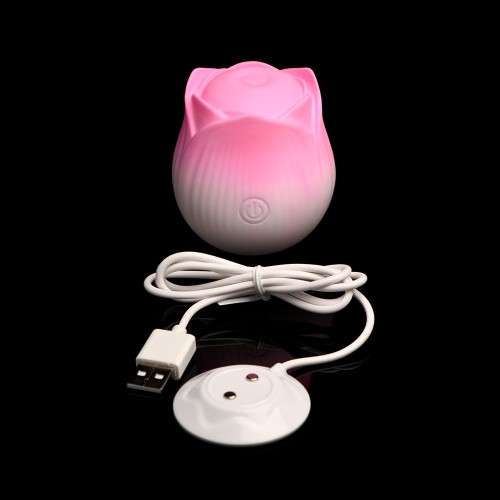 Bloomgasm Throbbing Rose Stimulator for Intense Pleasure