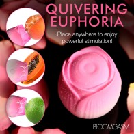 Bloomgasm Throbbing Rose Stimulator for Intense Pleasure