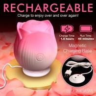 Bloomgasm Throbbing Rose Stimulator for Intense Pleasure