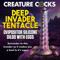 Creature Cocks Deep Invader Tentacle Ovipositor Dildo