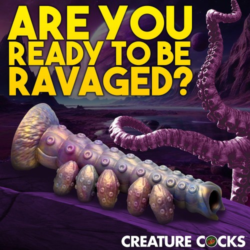 Creature Cocks Deep Invader Tentacle Ovipositor Dildo