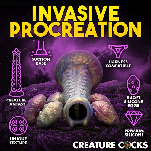 Creature Cocks Deep Invader Tentacle Ovipositor Dildo