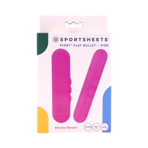 Bullet Planito Pink Sportsheets Pivot - Placer Discreto