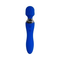 Selopa Blue Belle Dual-Ended Wand Vibrator Rechargeable - Silicone