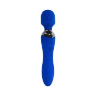 Selopa Blue Belle Dual-Ended Wand Vibrator Rechargeable - Silicone