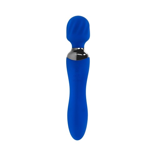 Selopa Blue Belle Dual-Ended Wand Vibrator Rechargeable - Silicone