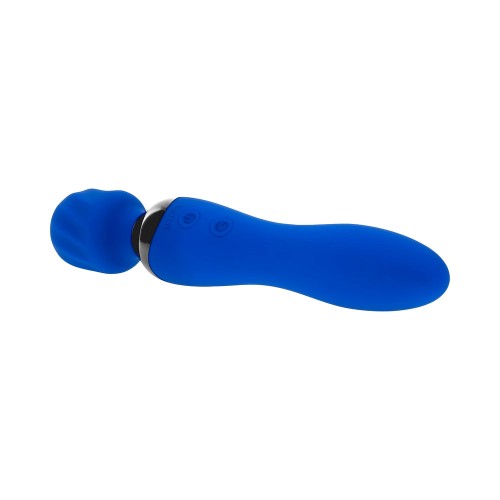 Selopa Blue Belle Dual-Ended Wand Vibrator Rechargeable - Silicone