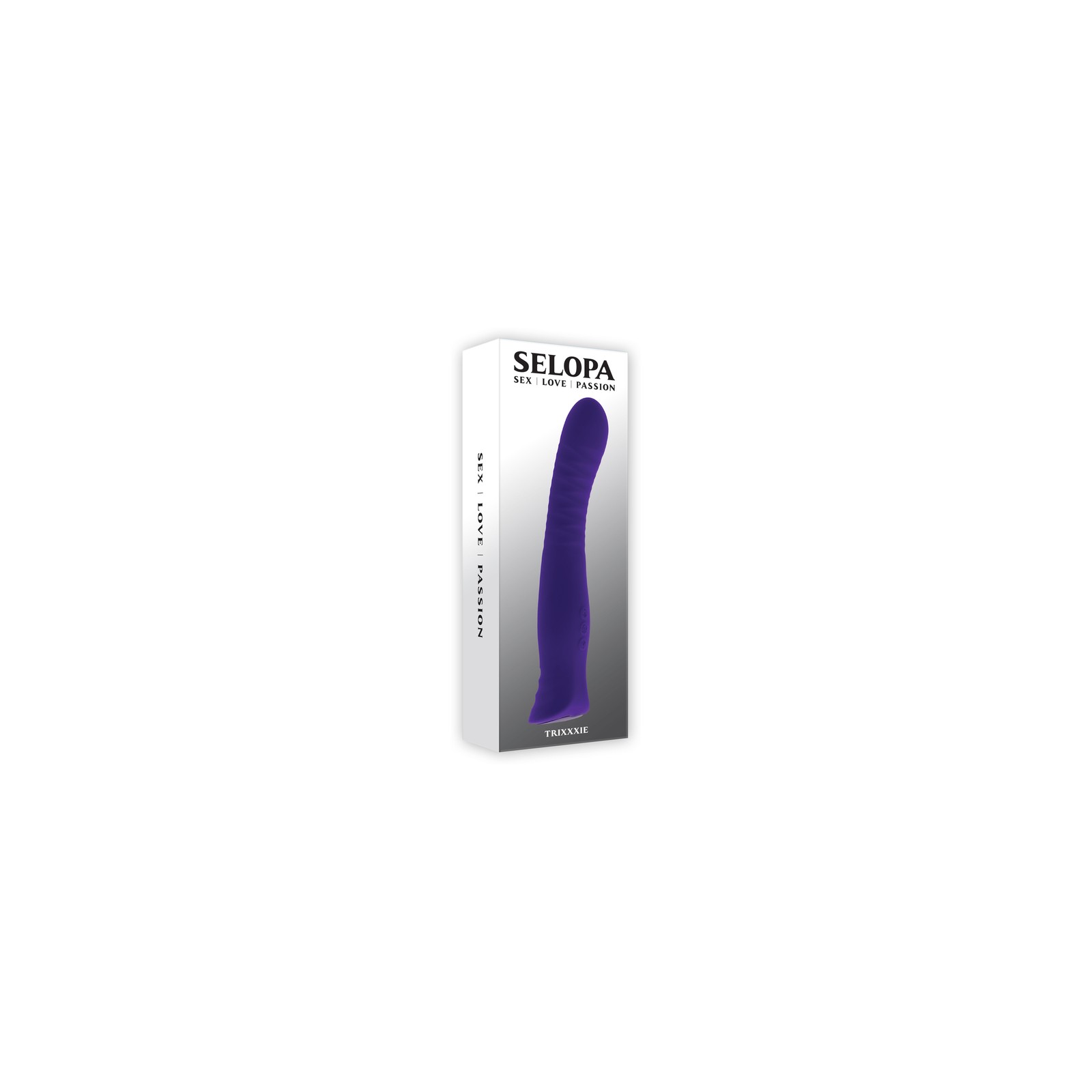 Selopa Trixxxie Rechargeable Silicone Vibrator Purple