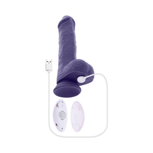 Evolved Pleasure Rider Rechargeable Dildo with Remote - Intense Satisfaction