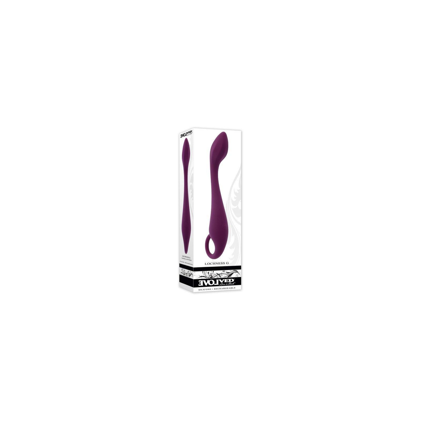 Vibrador Recargable de Silicona Evolved Lochness G