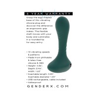 Rechargeable Anal Plug with 10 Vibration Patterns