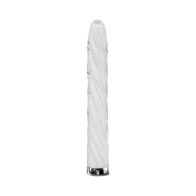 Playboy In A Twist Rechargeable Glass Vibrator for Ultimate Pleasure