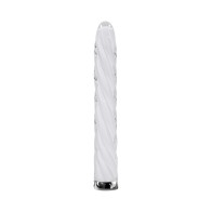 Vibrador de Cristal In A Twist Recargable de Playboy para placer máximo