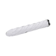 Vibrador de Cristal In A Twist Recargable de Playboy para placer máximo