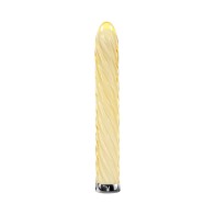 Playboy Giro del Destino Vibrador de Vidrio Recargable Amarillo