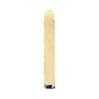 Playboy Giro del Destino Vibrador de Vidrio Recargable Amarillo