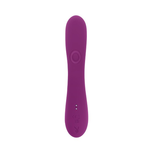 Vibrador Estimulador Dual Recargable Playboy Busy Bunny