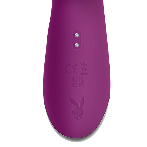 Vibrador Estimulador Dual Recargable Playboy Busy Bunny