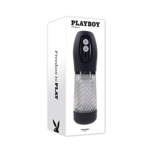 Estimulador Giratorio y con Thrusting Recargable Playboy Whirlwind para Placer Máximo