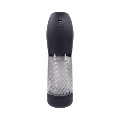 Estimulador Giratorio y con Thrusting Recargable Playboy Whirlwind para Placer Máximo