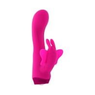 Selopa Butterfly Love Rechargeable Vibrating Dual Stimulator Pink