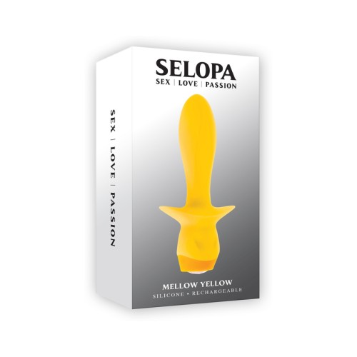 Plug Vibrador Recargable Selopa Mellow Yellow en Amarillo