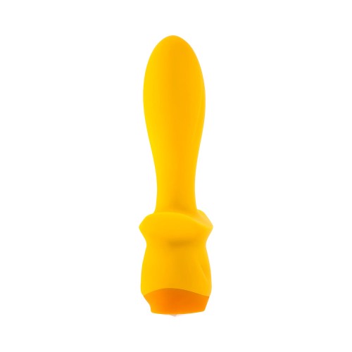 Plug Vibrador Recargable Selopa Mellow Yellow en Amarillo