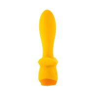 Plug Vibrador Recargable Selopa Mellow Yellow en Amarillo