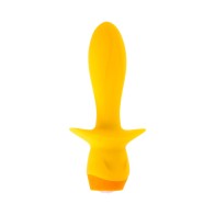 Plug Vibrador Recargable Selopa Mellow Yellow en Amarillo