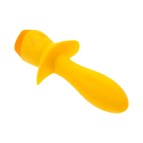 Plug Vibrador Recargable Selopa Mellow Yellow en Amarillo