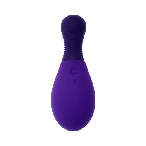 Selopa Rechargeable Remote-Control Vibrating Egg Silicone Purple