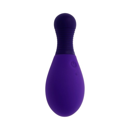 Selopa Rechargeable Remote-Control Vibrating Egg Silicone Purple