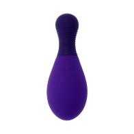 Selopa Rechargeable Remote-Control Vibrating Egg Silicone Purple