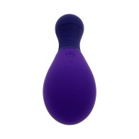 Selopa Rechargeable Remote-Control Vibrating Egg Silicone Purple