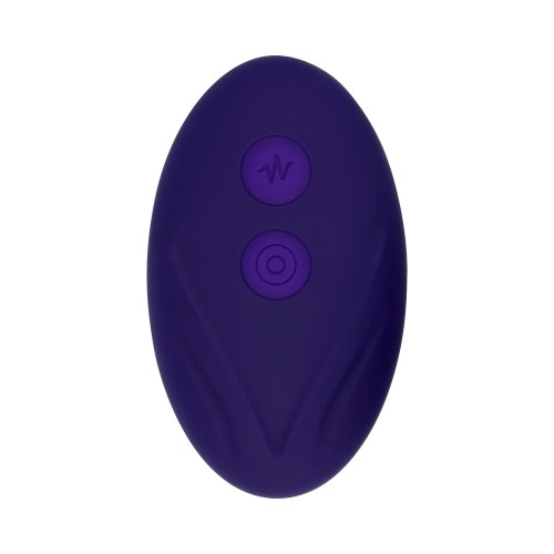 Selopa Rechargeable Remote-Control Vibrating Egg Silicone Purple