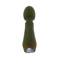 Selopa Heartfelt Rechargeable Vibrating Mini Wand Silicone Green