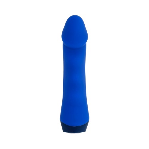 Selopa Rechargeable Silicone Blue Banger Vibrator - Deep Sensations